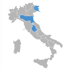 Solo Regioni Emilia Romagna - Umbria - Friuli Venezia Giulia Solo Regioni Emilia Romagna - Umbria - Friuli Venezia Giulia