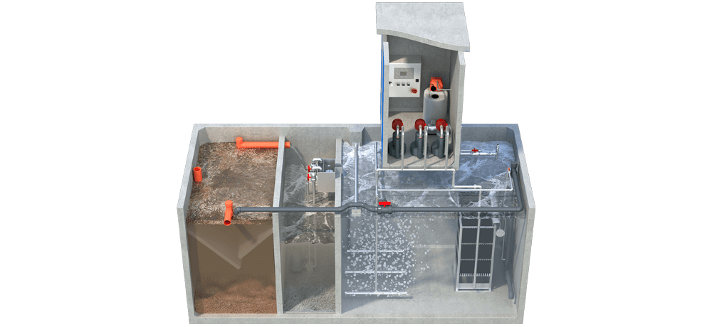 Impianto MBR (Membrane Biological Reactor)